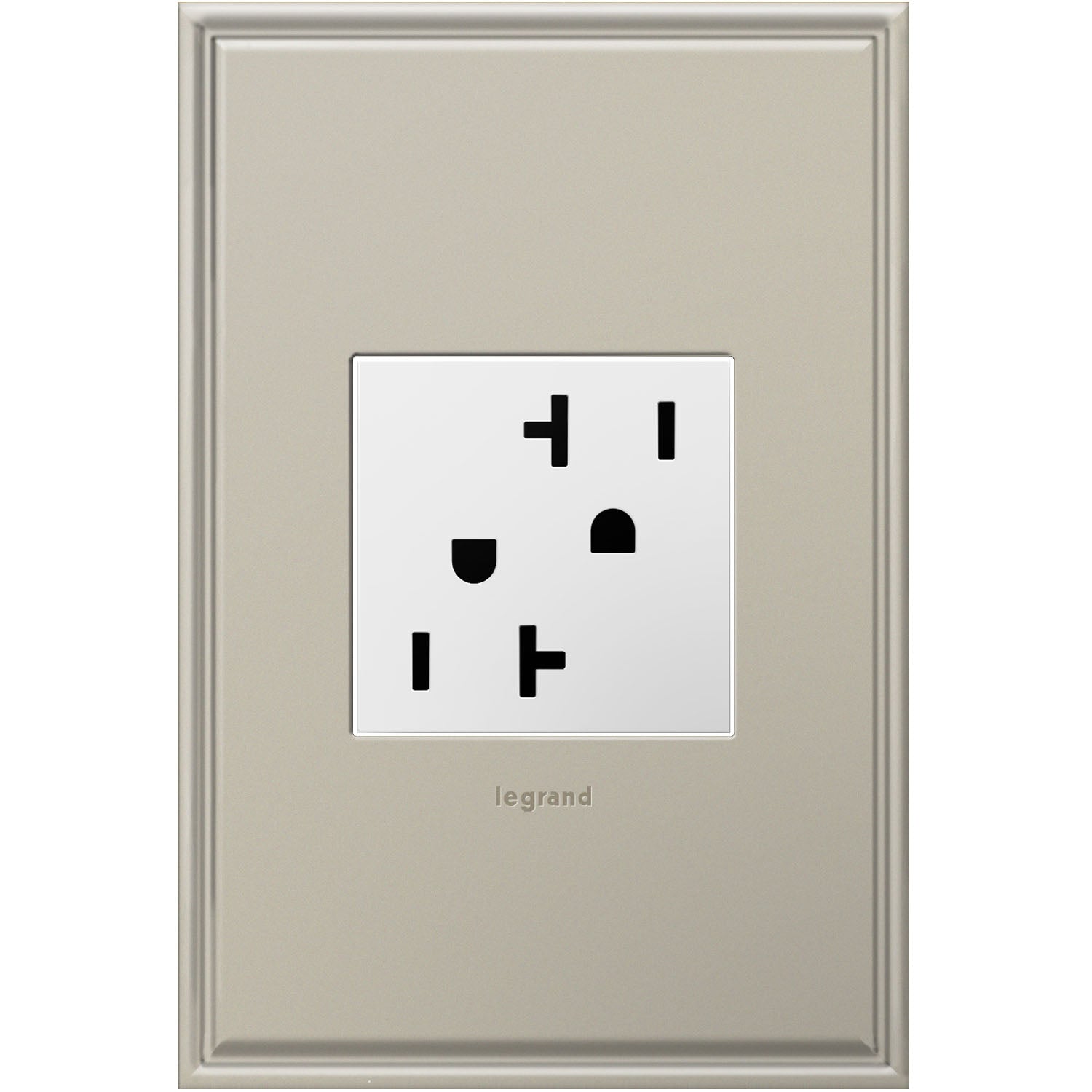 Legrand - ARTR202W4 - Tamper-Resistant Outlet - Adorne - White