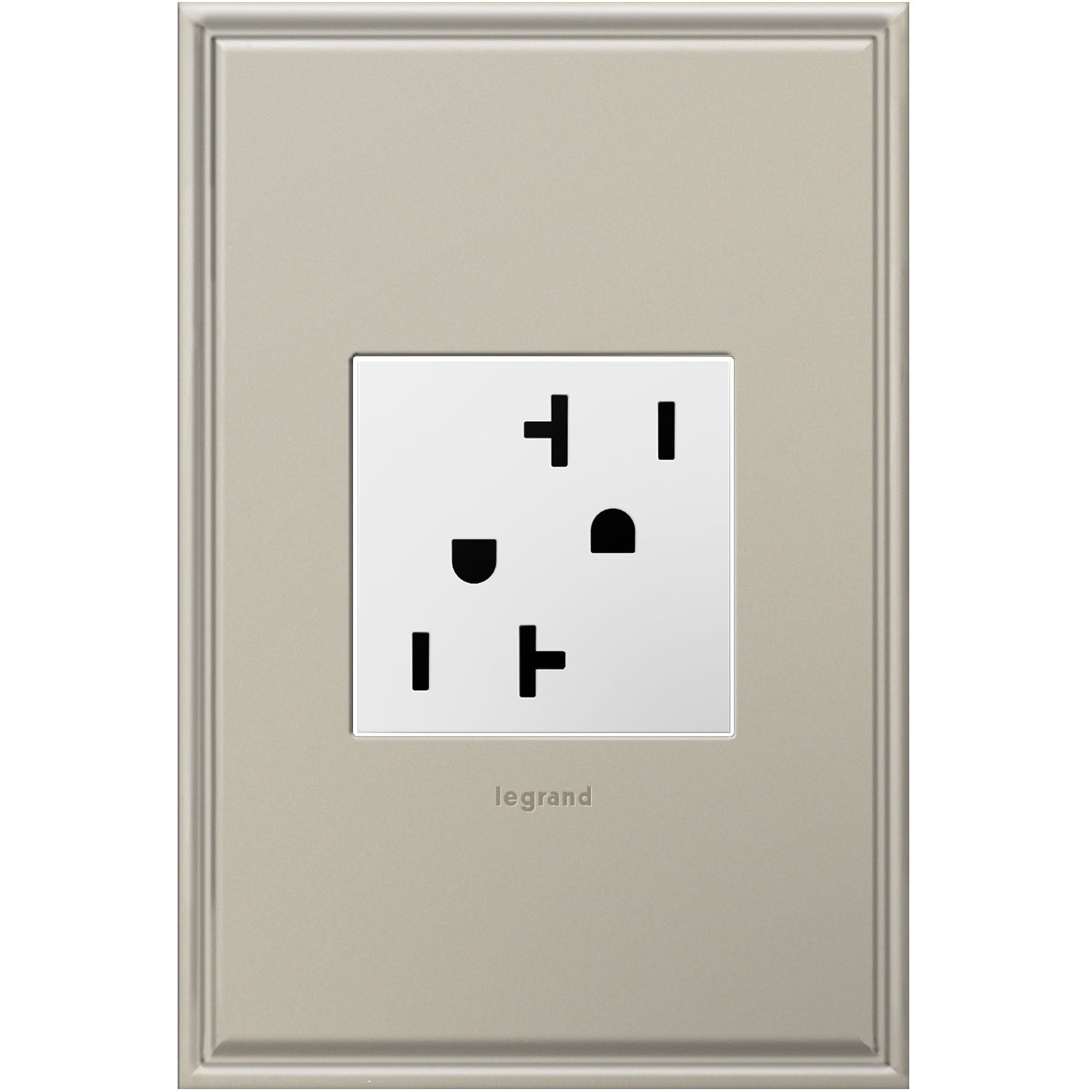 Legrand - ARTR202W4 - 20A Dual Tamper-Resistant Outlet - adorne - White