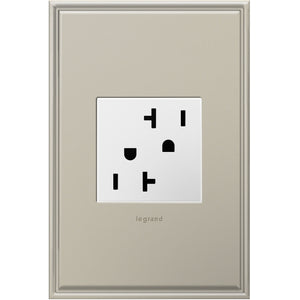 Legrand - ARTR202W4 - 20A Dual Tamper-Resistant Outlet - adorne - White