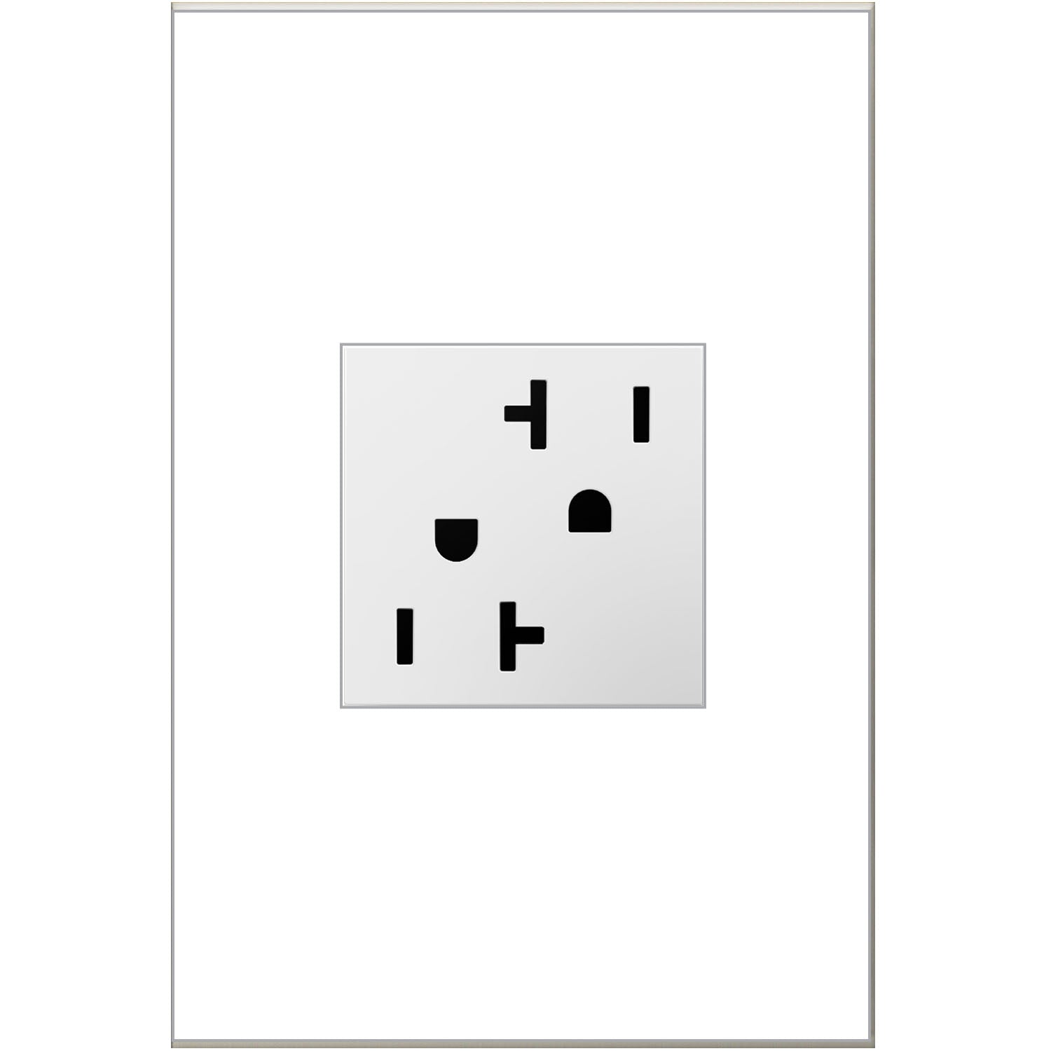 Legrand - ARTR202W4 - Tamper-Resistant Outlet - Adorne - White