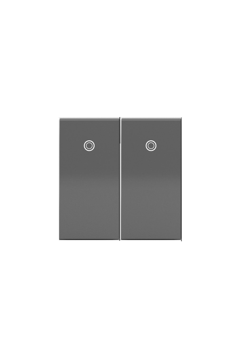 Legrand - ASPD1531M4 - Switch, Half-Size, 15A - Adorne - Magnesium