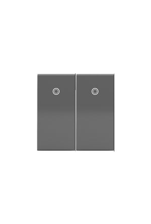 Legrand - ASPD1531M4 - Switch, Half-Size, 15A - Adorne - Magnesium