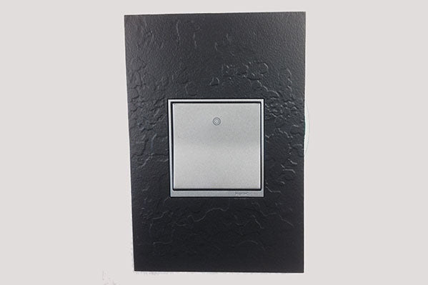 Legrand - ASPD2032M4 - 20A Paddle Switch with Microban - adorne - Magnesium