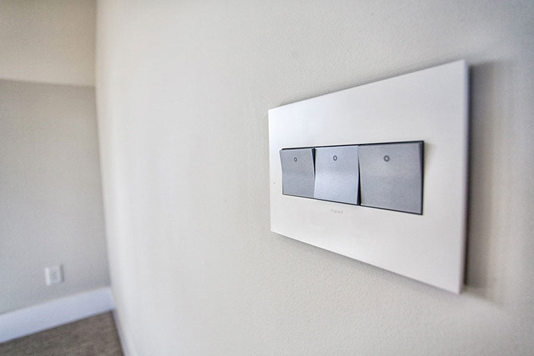 Legrand - ASPD2032M4 - 20A Paddle Switch with Microban - adorne - Magnesium