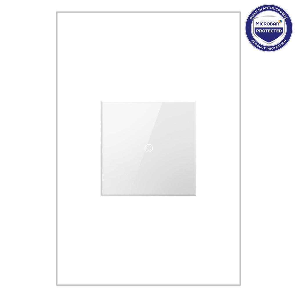 Legrand - ASTH1532W2 - Touch Switch with Microban - adorne - White
