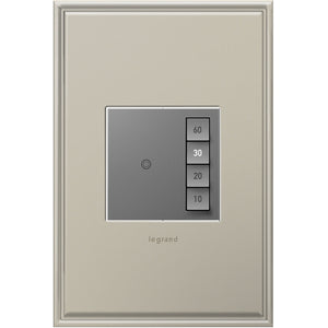 Legrand - ASTM2M2 - Manual-On/Timed-Off Sensaswitch - Adorne - Magnesium