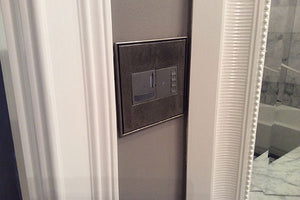 Legrand - ASTM2M2 - Timer Switch, Manual On/Timed Off with Microban - adorne - Magnesium