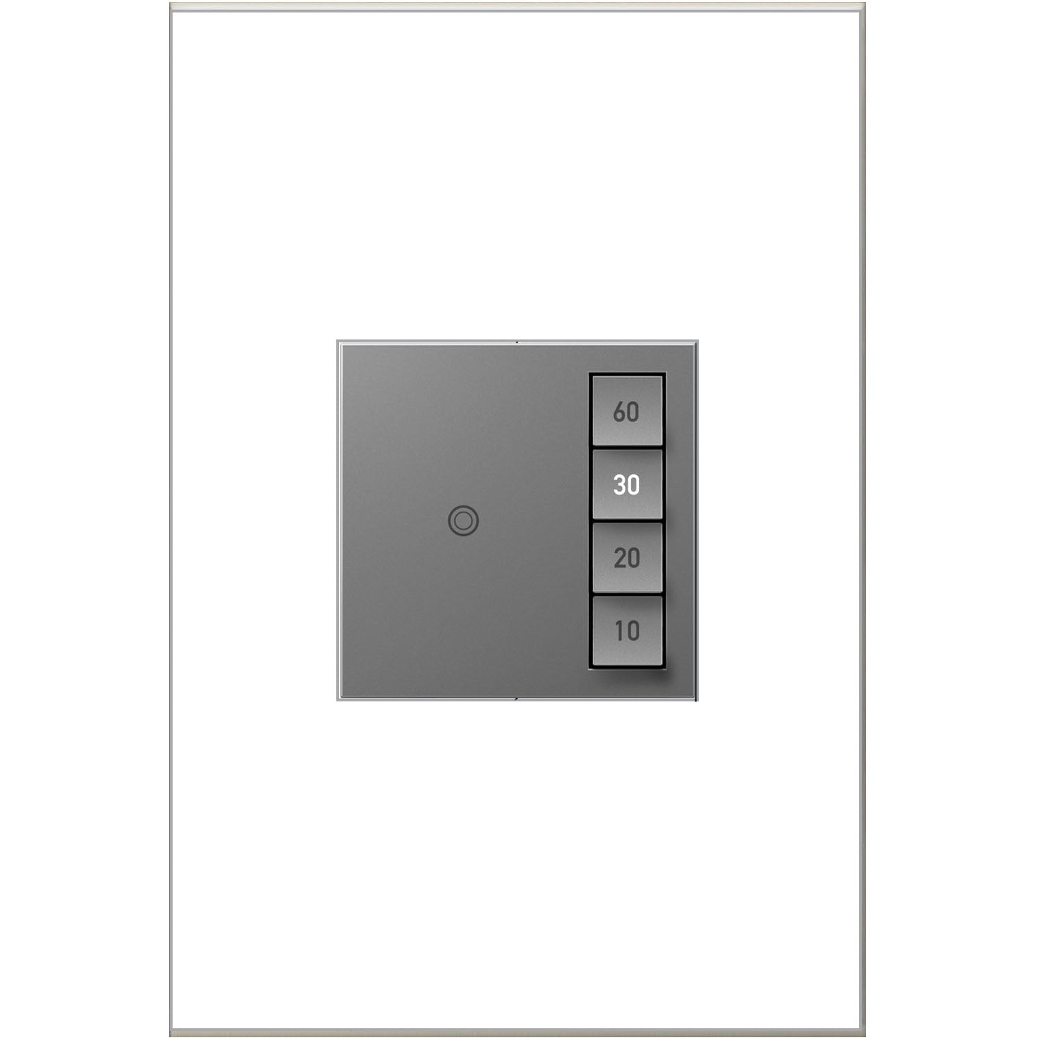 Legrand - ASTM2M2 - Manual-On/Timed-Off Sensaswitch - Adorne - Magnesium