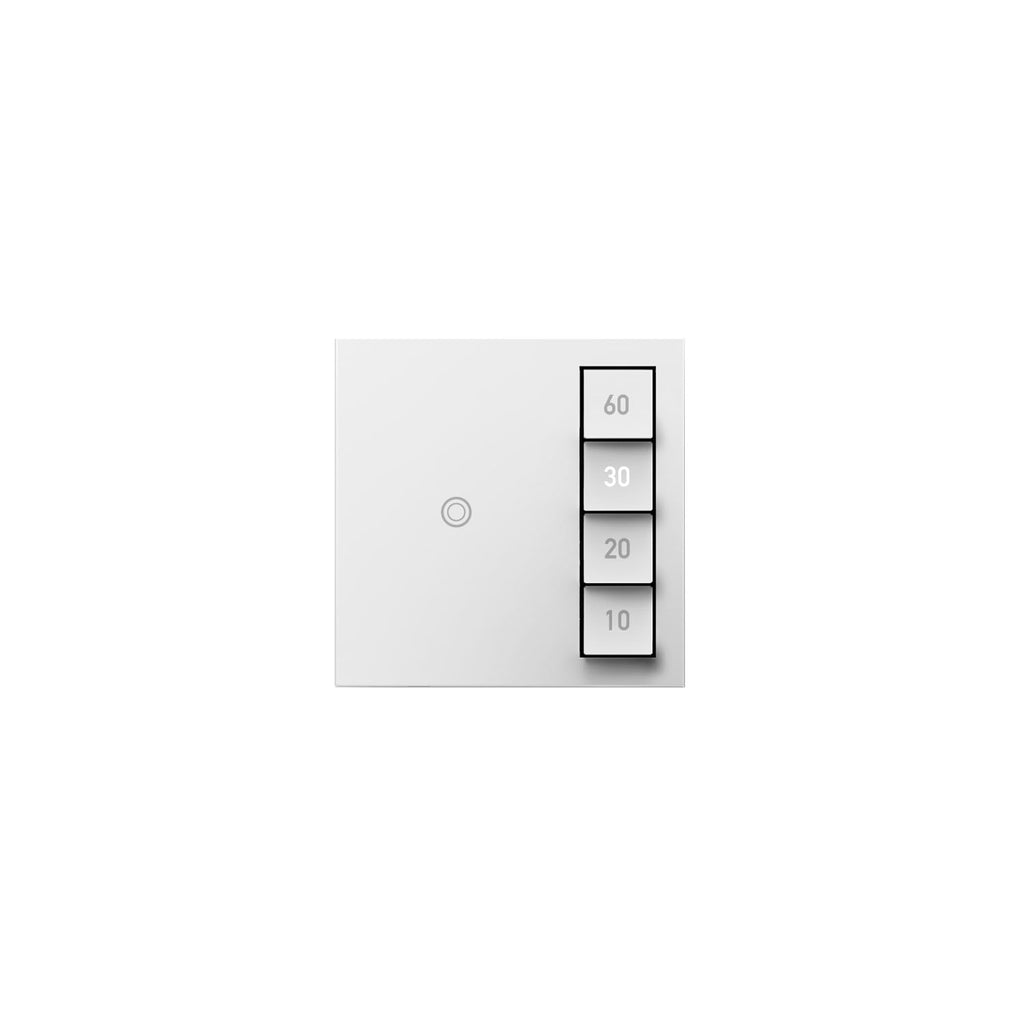 Legrand - ASTM2W2 - Timer Switch, Manual On/Timed Off with Microban - adorne - White