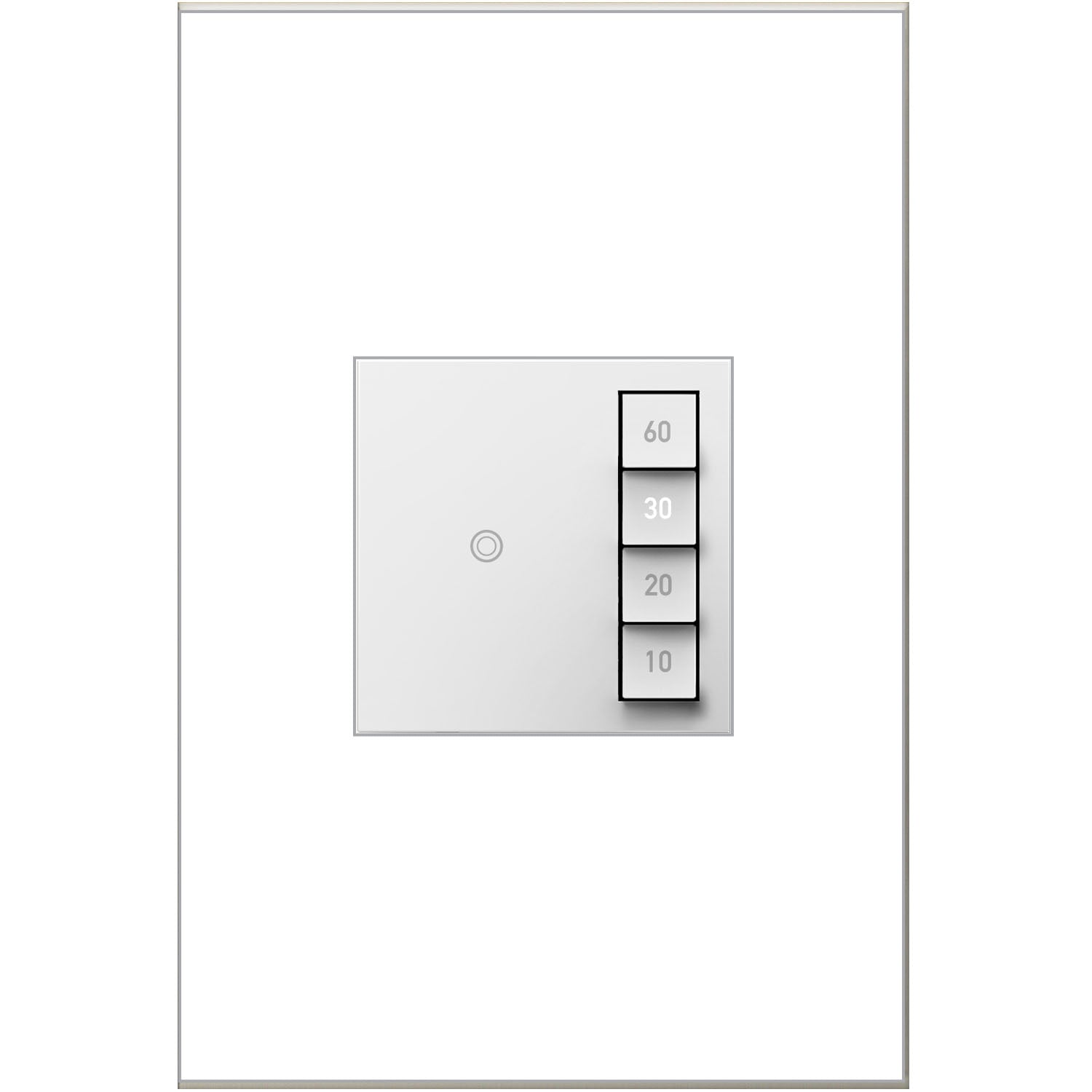 Legrand - ASTM2W2 - Manual-On/Timed-Off Sensaswitch - Adorne - White