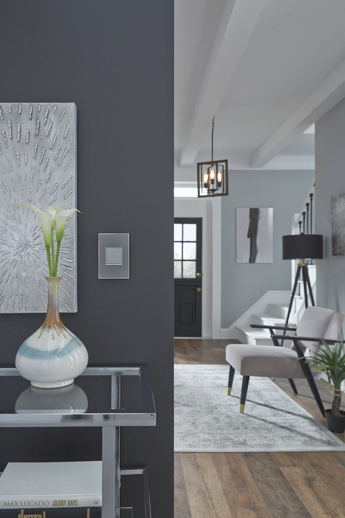 Legrand - ASTP1532M4 - sofTap Switch with Microban - adorne - Magnesium