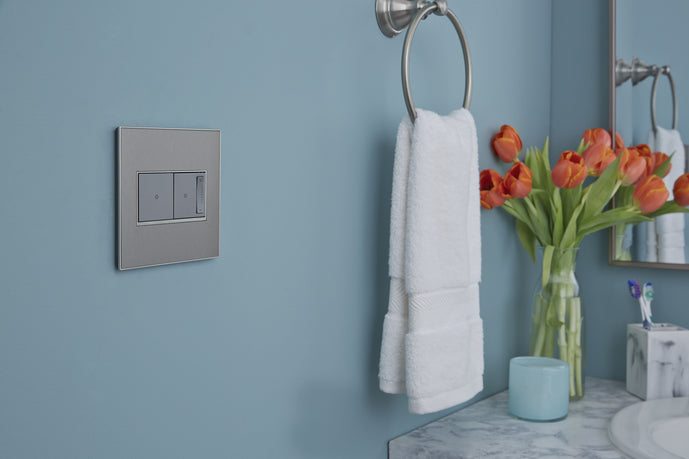 Legrand - ASTP1532M4 - sofTap Switch with Microban - adorne - Magnesium