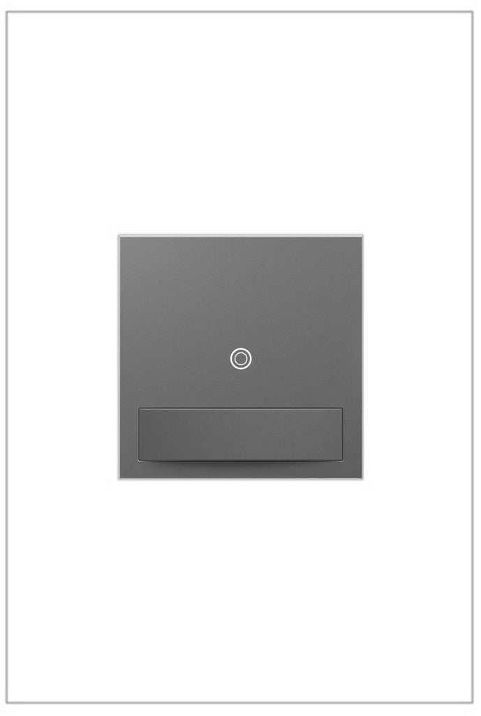 Legrand - ASVS12M4 - Motion Sensor Switch, Manual On/Auto Off with Microban - adorne - Magnesium
