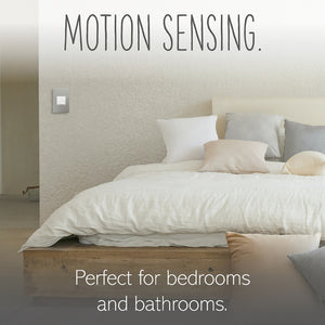Legrand - ASVS12W4 - Motion Sensor Switch, Manual On/Auto Off with Microban - adorne - White