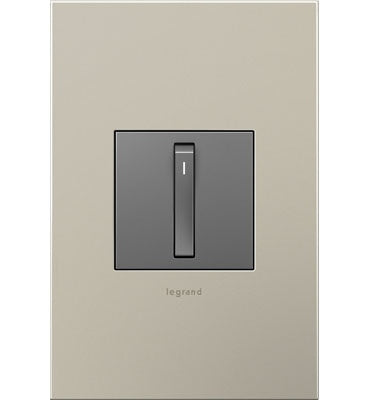 Legrand - ASWR1532M4 - Whisper Switch with Microban - adorne - Magnesium
