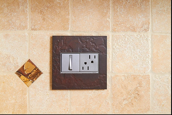 Legrand - ASWR1532M4 - Whisper Switch with Microban - adorne - Magnesium