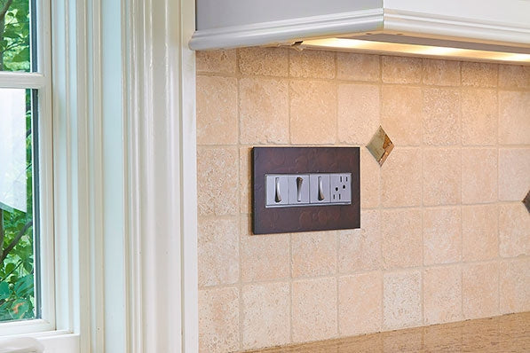Legrand - ASWR1532M4 - Whisper Switch with Microban - adorne - Magnesium