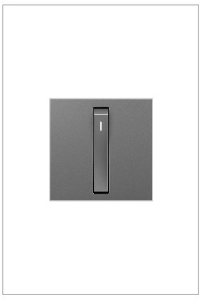 Legrand - ASWR1532M4 - Whisper Switch with Microban - adorne - Magnesium