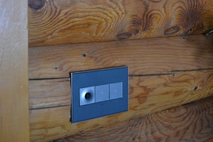 Legrand - ASWV1532M2 - 15A Wave Switch with Microban - adorne - Magnesium