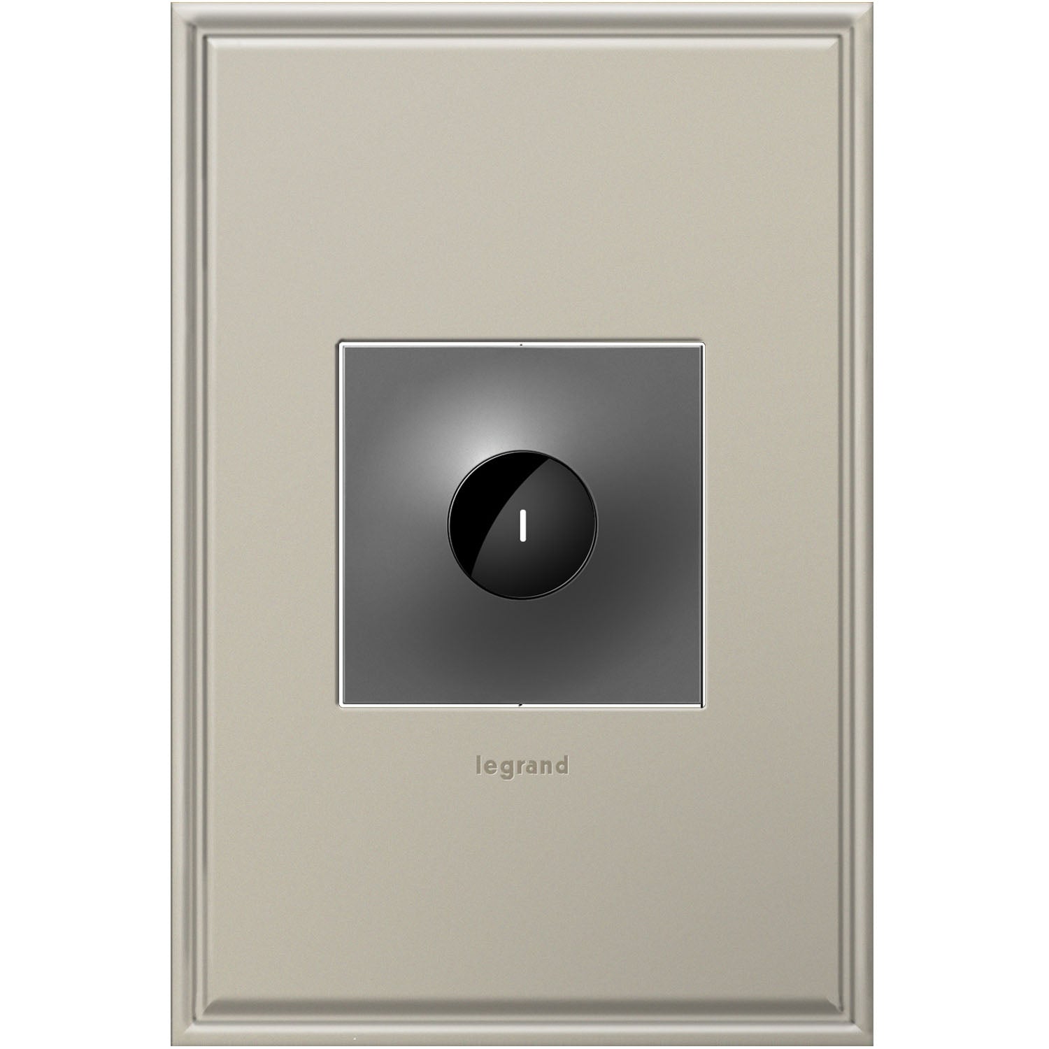 Legrand - ASWV1532M2 - 15A Wave Switch with Microban - adorne - Magnesium