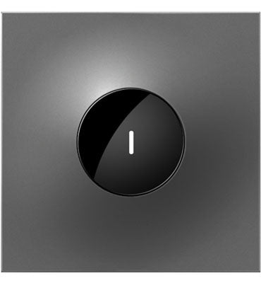 Legrand - ASWV1532M2 - 15A Wave Switch with Microban - adorne - Magnesium