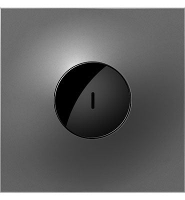 Legrand - ASWV1532M2 - 15A Wave Switch with Microban - adorne - Magnesium