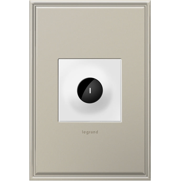 Legrand - ASWV1532W2 - 15A Wave Switch with Microban - adorne - White