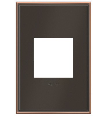 Legrand - AWC1G2OB4 - One-Gang Screwless Wall Plate - adorne - Oil Rubbed Bronze