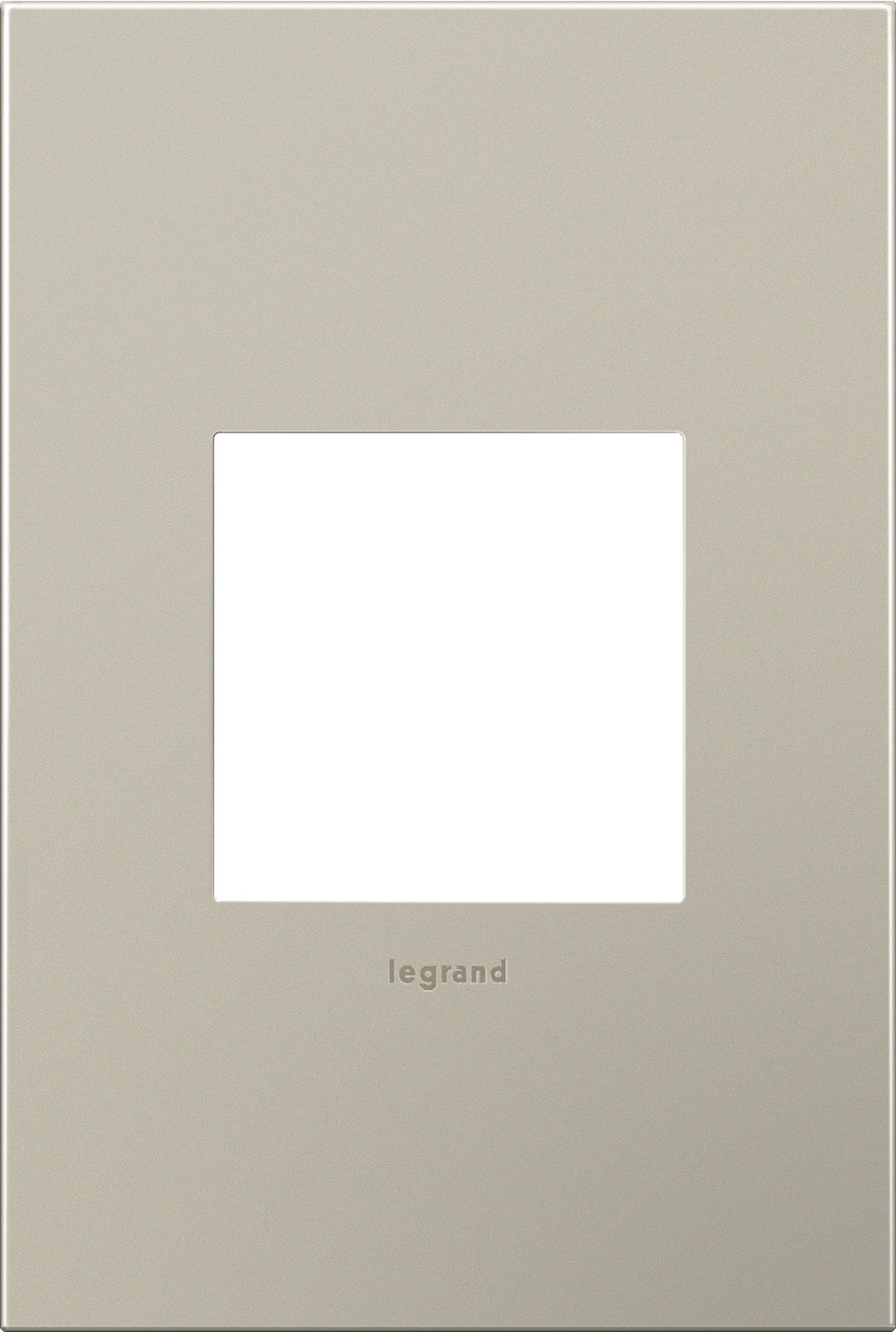 Legrand - AWC1G2SN4 - Wall Plate - Adorne - Nickel