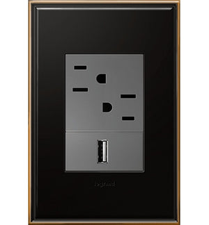 Legrand - AWC1G3OB4 - One-Gang-Plus Screwless Wall Plate - adorne - Oil Rubbed Bronze