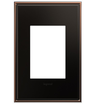 Legrand - AWC1G3OB4 - One-Gang-Plus Screwless Wall Plate - adorne - Oil Rubbed Bronze