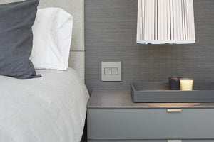 Legrand - AWC1G3SN4 - One-Gang-Plus Screwless Wall Plate - adorne - Satin Nickel