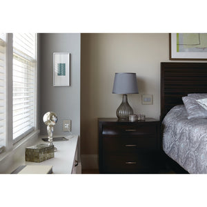 Legrand - AWC1G3SN4 - One-Gang-Plus Screwless Wall Plate - adorne - Satin Nickel
