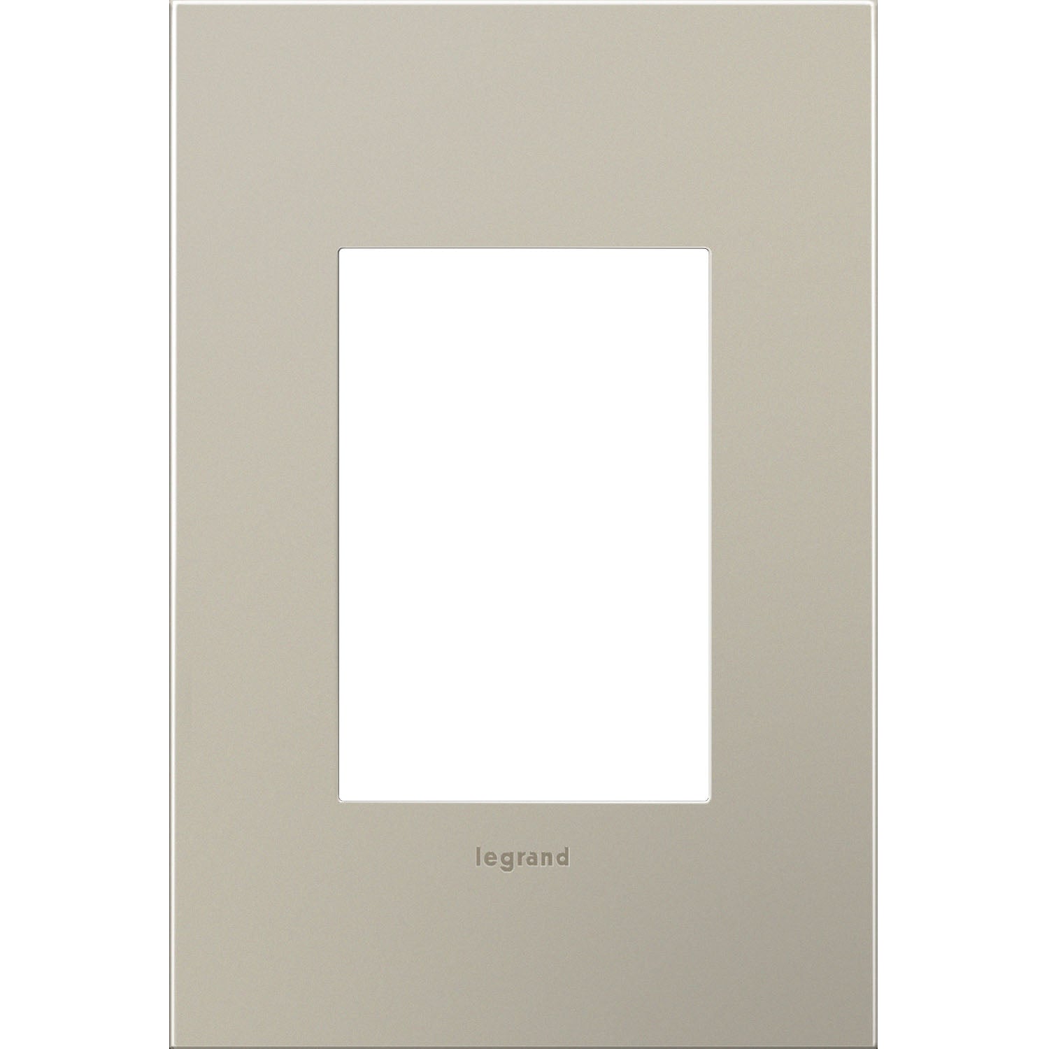 Legrand - AWC1G3SN4 - Wall Plate - Adorne - Nickel