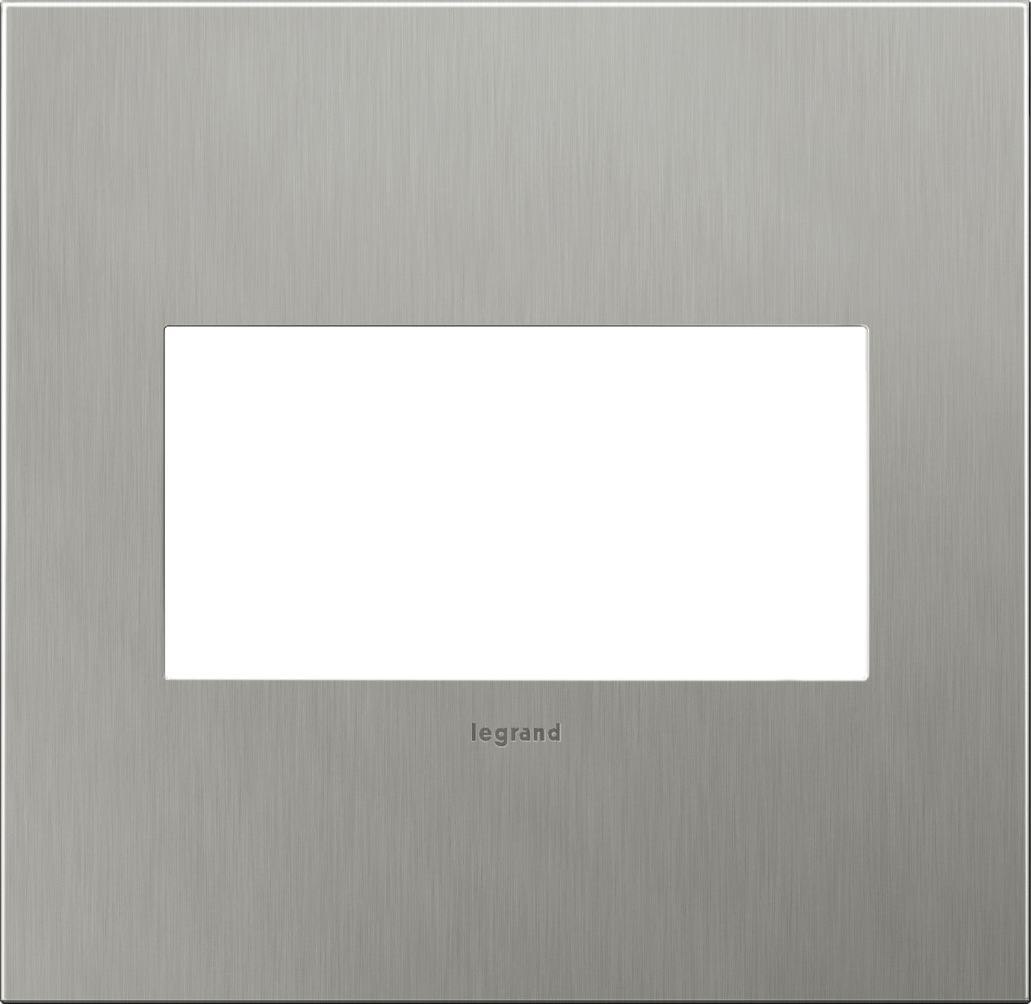 Legrand - AWC2GBS4 - Wall Plate - Adorne - Stainless Steel