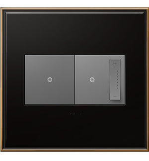 Legrand - AWC2GOB4 - Two-Gang Screwless Wall Plate - adorne - Oil Rubbed Bronze
