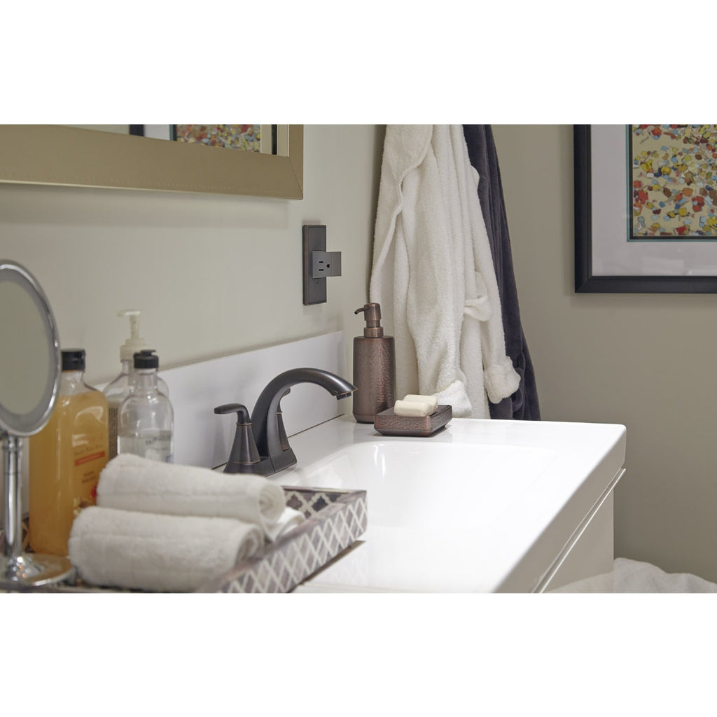 Legrand - AWC2GOB4 - Two-Gang Screwless Wall Plate - adorne - Oil Rubbed Bronze