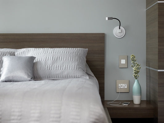 Legrand - AWC2GSN4 - Two-Gang Screwless Wall Plate - adorne - Satin Nickel