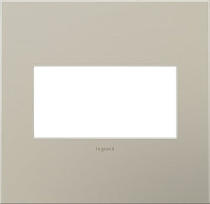 Legrand - AWC2GSN4 - Two-Gang Screwless Wall Plate - adorne - Satin Nickel