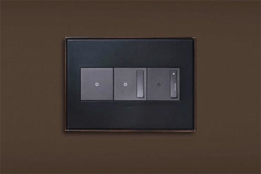 Legrand - AWC3GOB4 - Three-Gang Screwless Wall Plate - adorne - Oil Rubbed Bronze