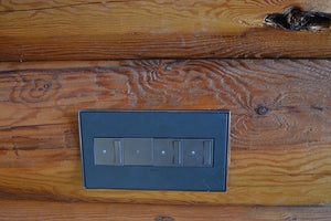 Legrand - AWC4GOB4 - Four-Gang Screwless Wall Plate - adorne - Oil Rubbed Bronze