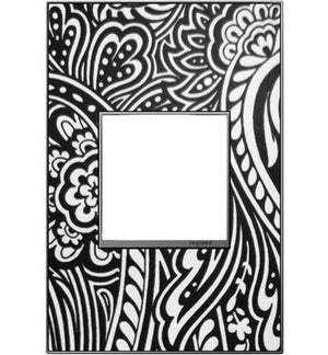 Legrand - AWM1G2M4 - One-Gang Screwless Wall Plate Trim - adorne - Magnesium