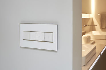 Legrand - AWM1G2MW4 - One-Gang Screwless Wall Plate - adorne - Mirror White