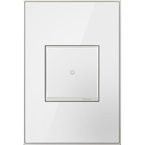 Legrand - AWM1G2MW4 - One-Gang Screwless Wall Plate - adorne - Mirror White