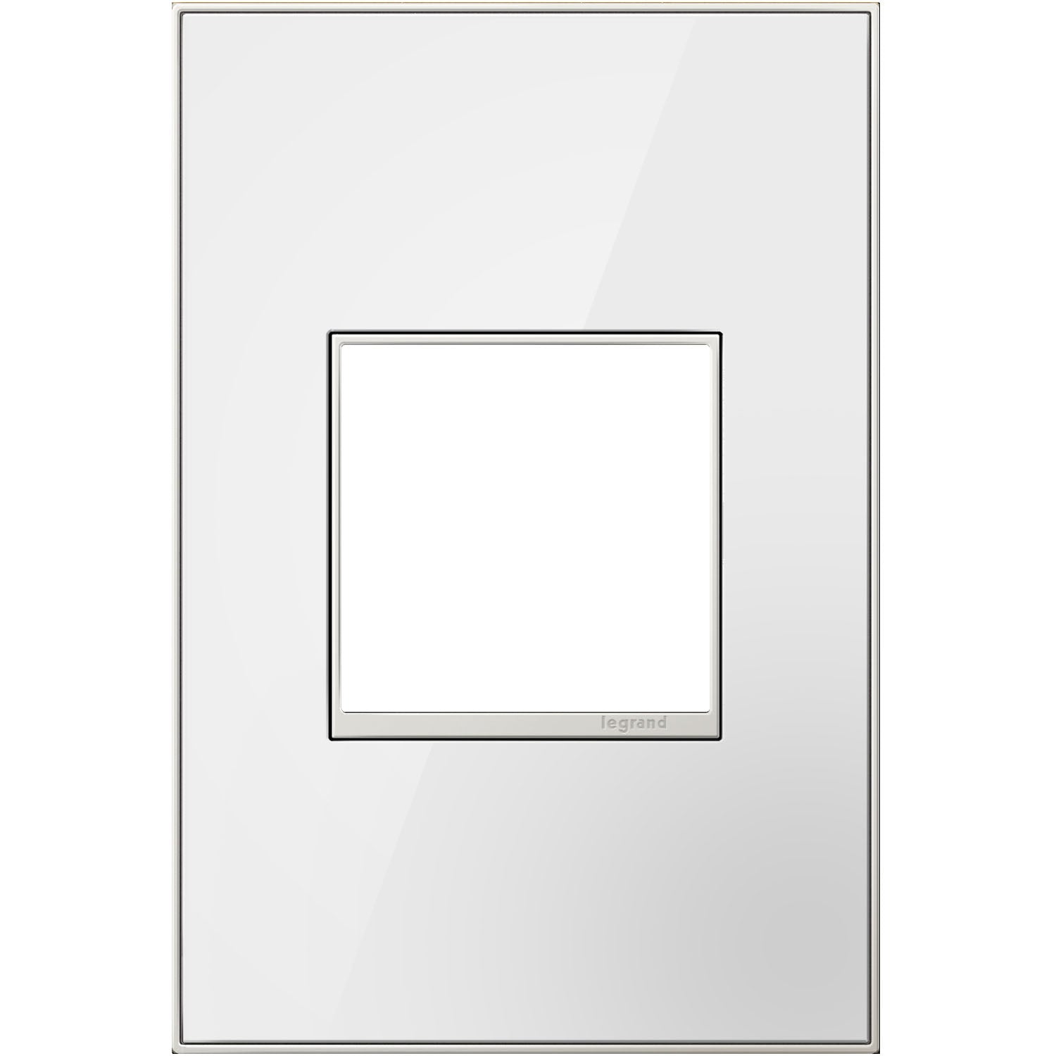 Legrand - AWM1G2MW4 - Gang Wall Plate - Adorne - White