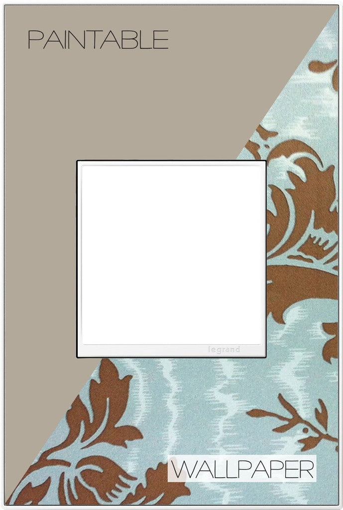 Legrand - AWM1G2W4 - One-Gang Screwless Wall Plate Trim - adorne - White