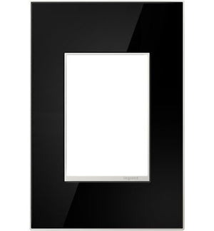 Legrand - AWM1G3MB4 - One-Gang-Plus Screwless Wall Plate - adorne - Mirror Black