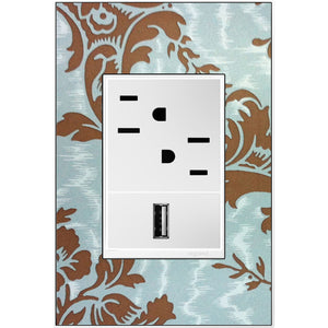 Legrand - AWM1G3W4 - One-Gang-Plus Screwless Wall Plate Trim - adorne - White