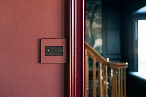 Legrand - AWM2GM4 - Two-Gang Screwless Wall Plate Trim - adorne - Magnesium