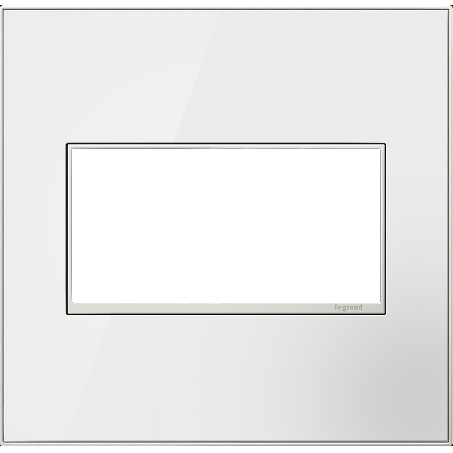 Legrand - AWM2GMW4 - Gang Wall Plate - Adorne - White